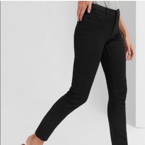 Black Everlane Mid Rise skinny jeans